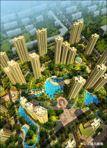 中心花园鸟瞰图 4/7