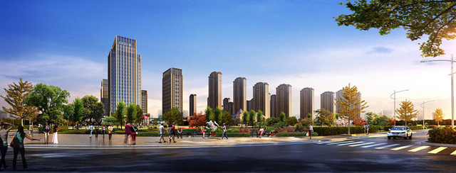 沿阜王路效果图 3/8