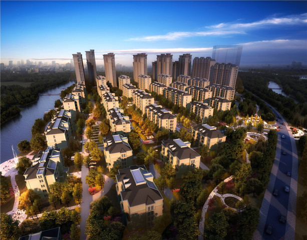 小区景观效果图 2/12