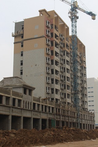 2#外立面施工中 4/7