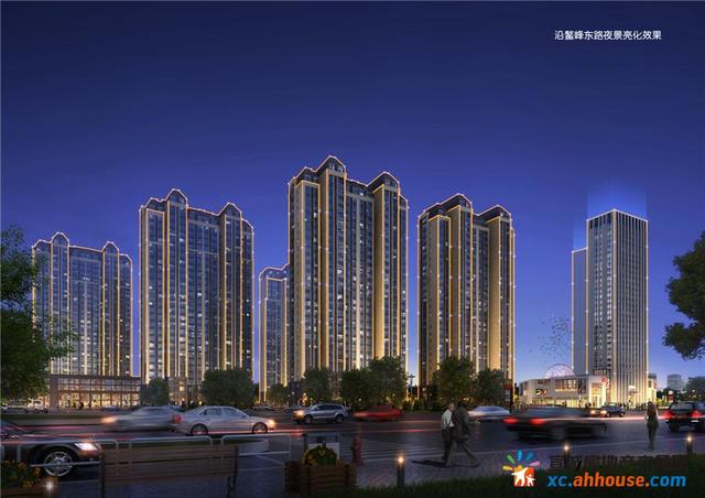 沿街夜景亮化图 2/6