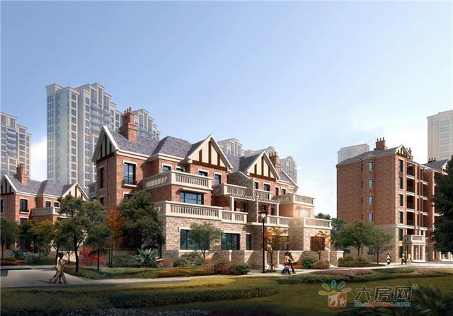 联排洋房透视图 2/7