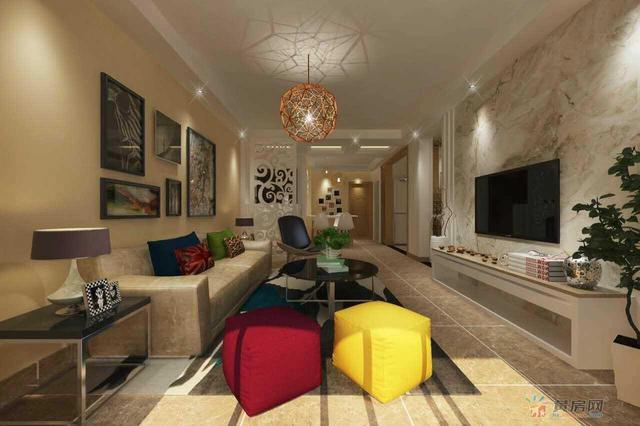 二期样板间88㎡效果图 3/3