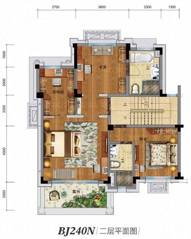 BJ240N二层平面图 11/16