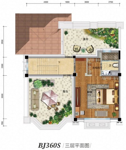 BJ360S三层平面图 7/16