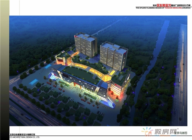 龙蟠明珠广场效果图 1/3