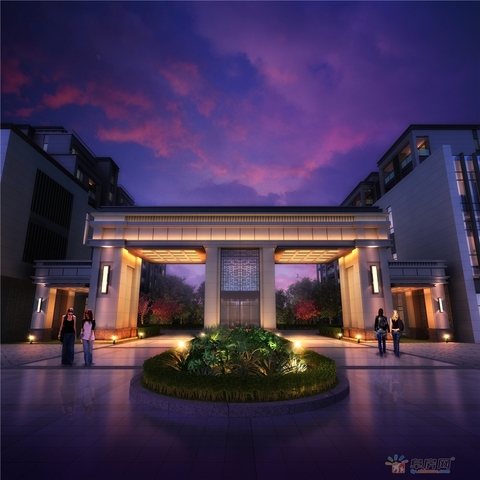 大门正面仰角透视 10/64