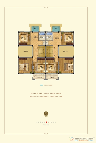 别墅181-185㎡户型二层 9/10