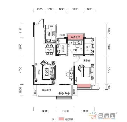 B户型 2/3