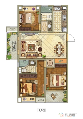 A户型 3/3
