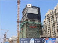 安庆七街 10月工程进度 商业三期主体施工