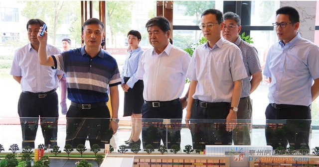 2017年5月24日 蒙城县委书记车照启领导一行莅临京开城重点项目视察指导工作 6/18