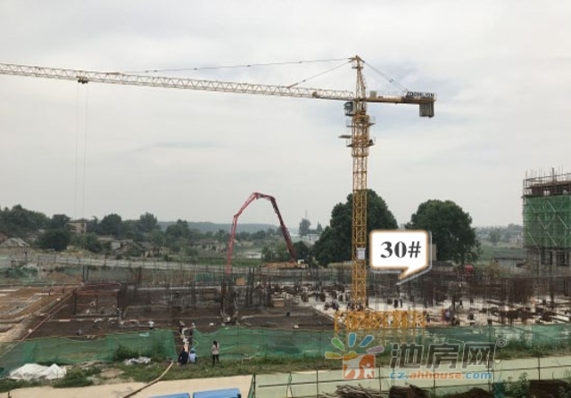 新源金碧秋浦施工进度5.10 6/21