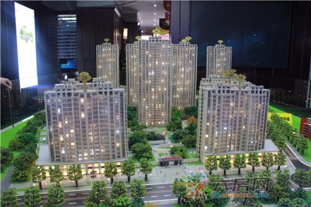 南河福龙湾营销中心沙盘图 2/2