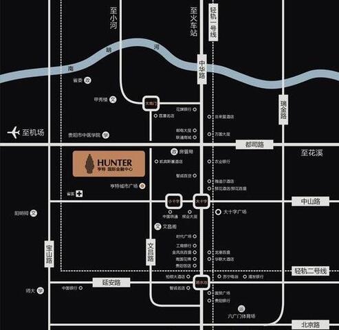 亨特国际金融中心区域图 1/2