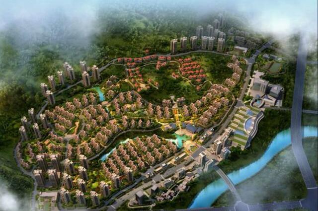 首开紫郡鸟瞰图 8/8