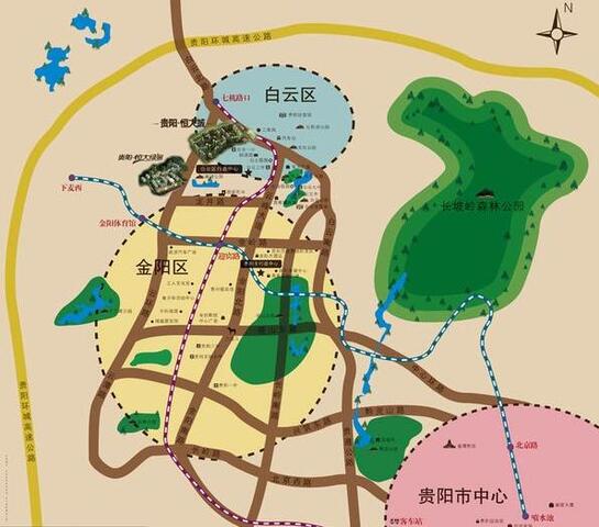 贵阳恒大城区域图 2/4