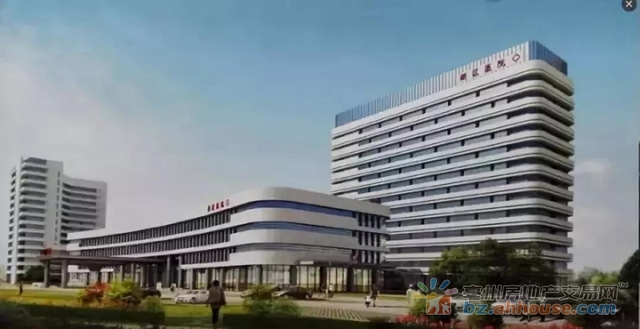 兴华医院南部新区院区效果图 1/4
