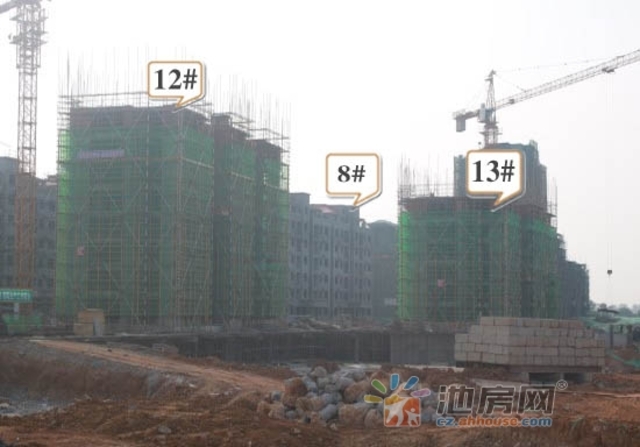 观湖花园施工进度10.17 8/39