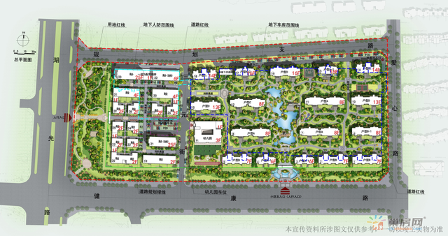 天瑞湖光府第楼栋图 1/1