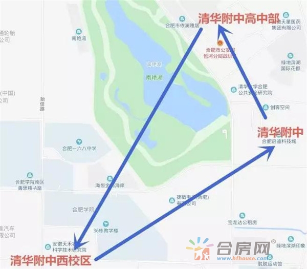 校区确认!清华附中合肥作文西学校将建官方+初中部初中小学数学600字图片
