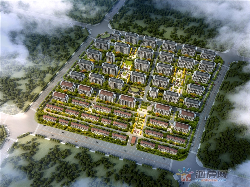 紫云府项目鸟瞰效果图 6/7