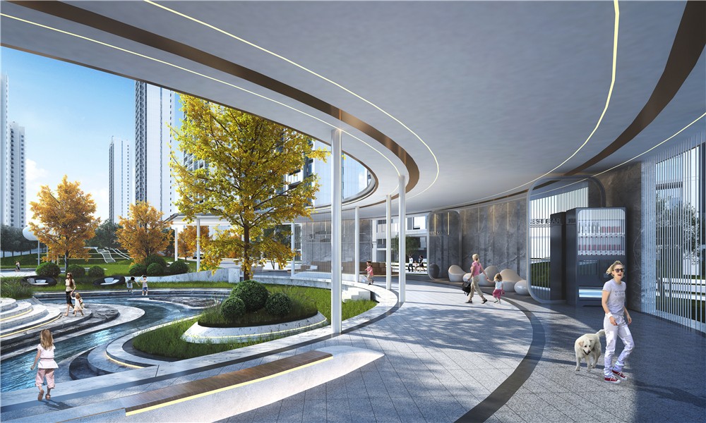 万达天空之城园林景观效果图 10/40