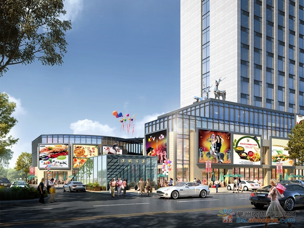 市集入口透视图 11/14