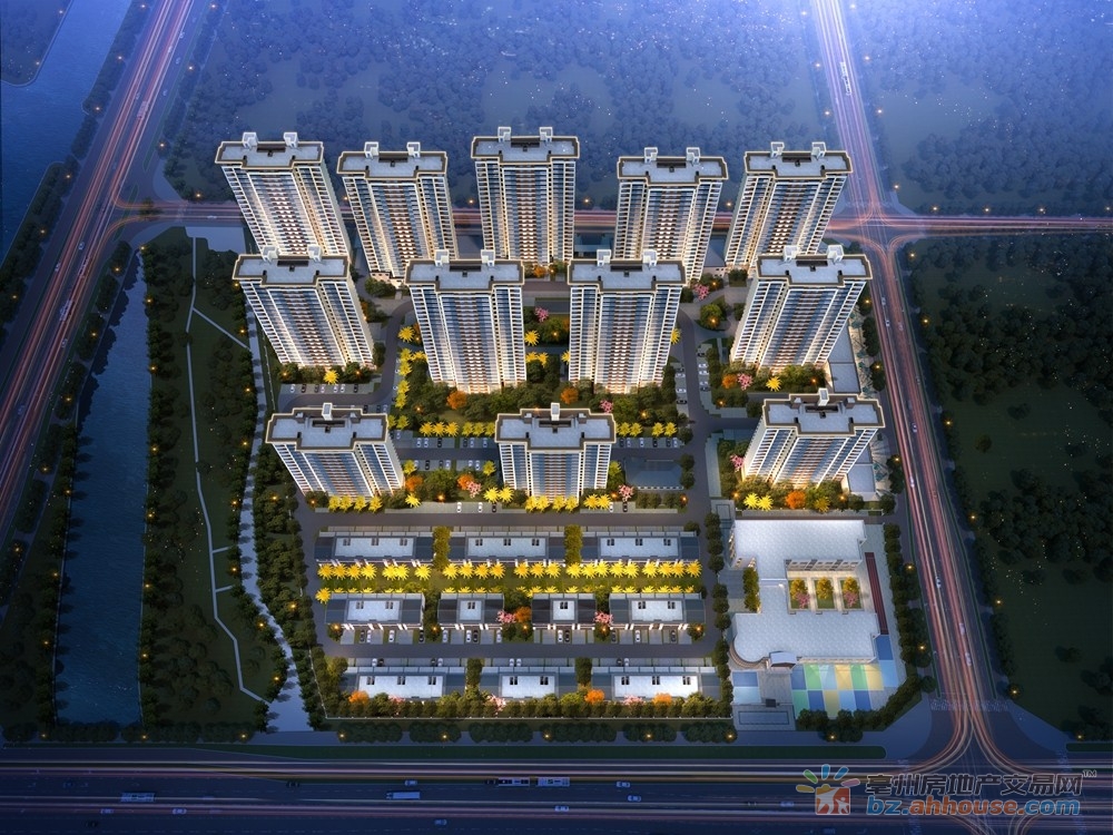 9号地夜景鸟瞰图 8/8